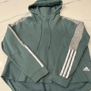 Adidas cropped athletic hoodie